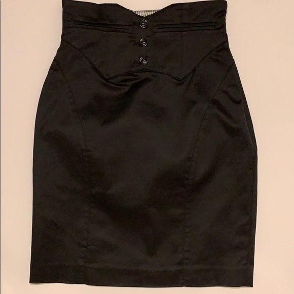 bebe Dresses & Skirts - Bebe high waisted pencil skirt size 0 black